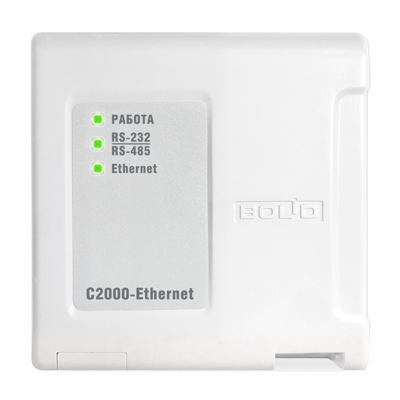 С2000 Ethernet Преобразователь интерфейса RS-485/RS-232 в Ethernet
